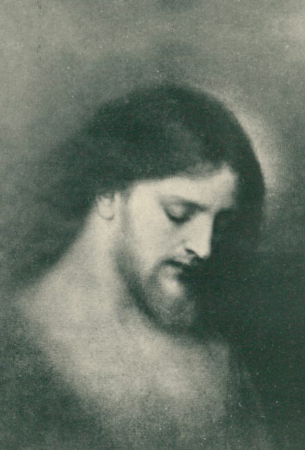 Głowa Chrystusa 9,5×14 – obrazek – produkt1m